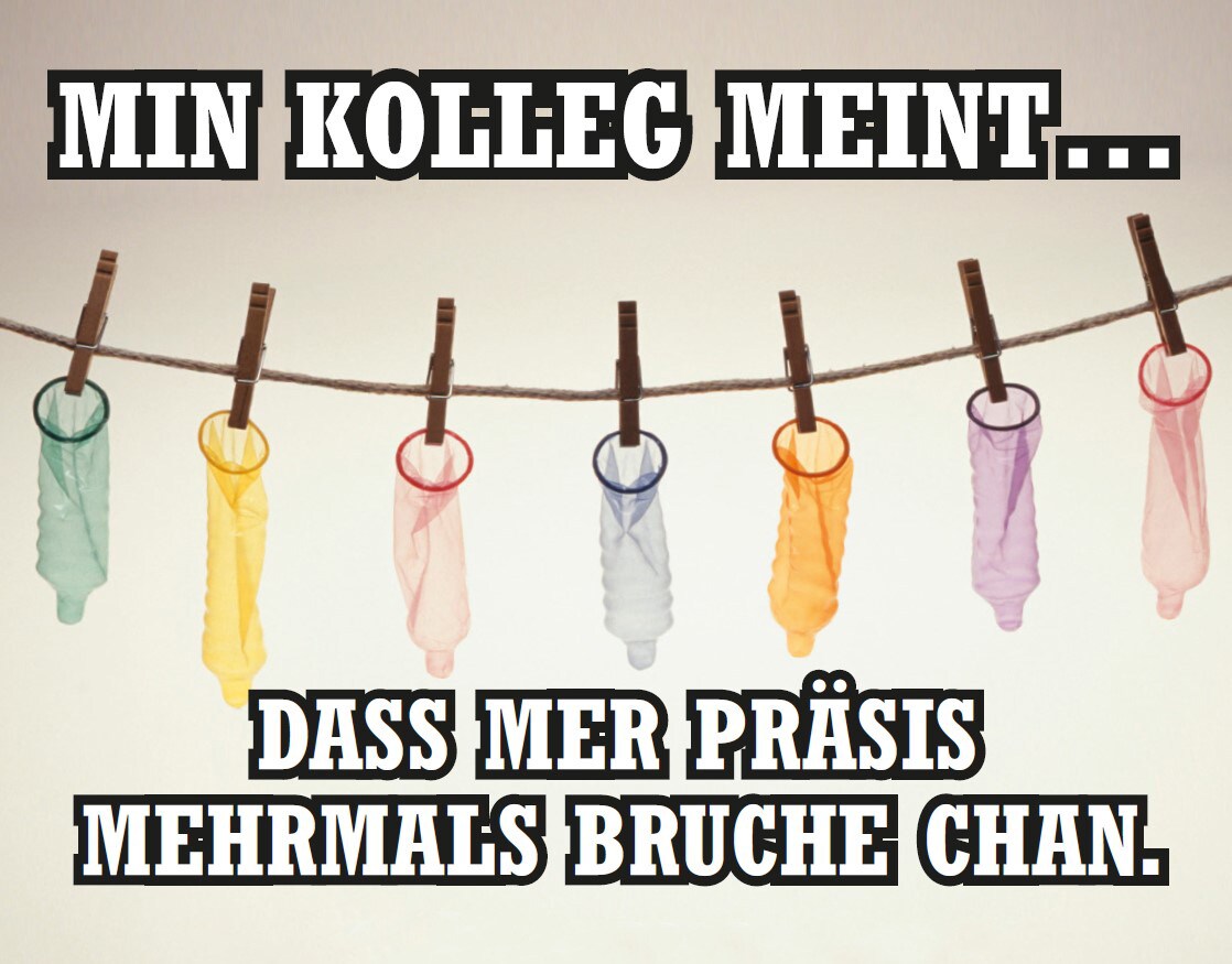 Recycling ist vom Prinzip her eine gute Idee, aber ganz und gar nicht, wenn es um Kondome geht! Recycling ist vom Prinzip her eine gute Idee, aber ganz und gar nicht, wenn es um Kondome geht!